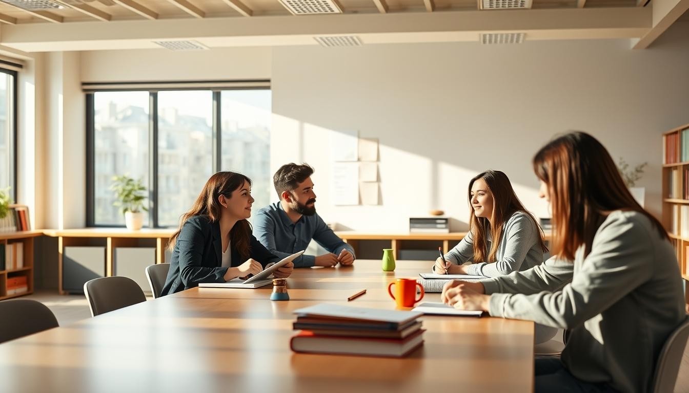 Student developing practical and academic skills